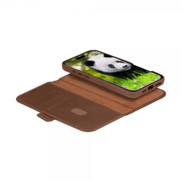 iPhone 16 Plus Etui Lynge MagSafe Dark Tan