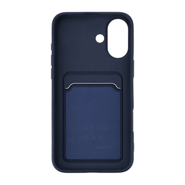 iPhone 16 Plus Cover Kortholder Blå