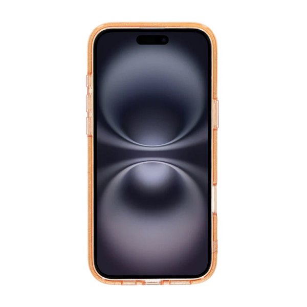 iPhone 16 Plus Cover Glitter MagSafe Guld