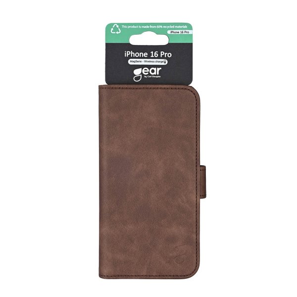 iPhone 16 Pro Etui 3 Kortholder Brun