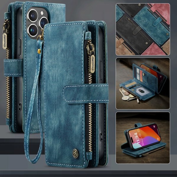 iPhone 16 Pro Etui C30 Series Blå