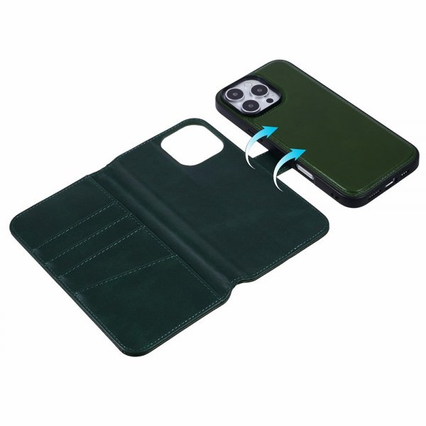 iPhone 16 Pro Etui MagLeather Juniper Green