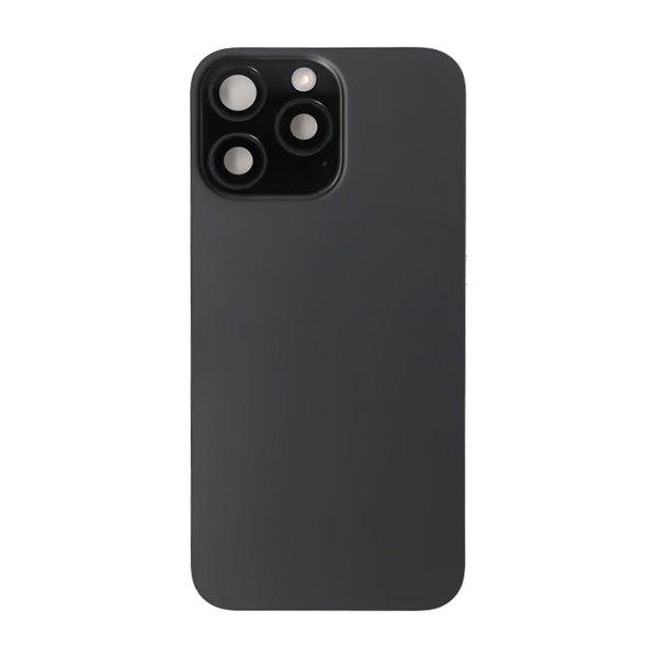 iPhone 16 Pro Max Bagside Glas - Sort