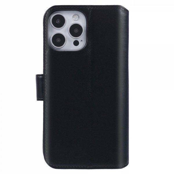 iPhone 16 Pro Max Etui Essential Leather Raven Black