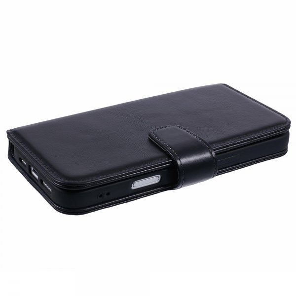 iPhone 16 Pro Max Etui Essential Leather Raven Black