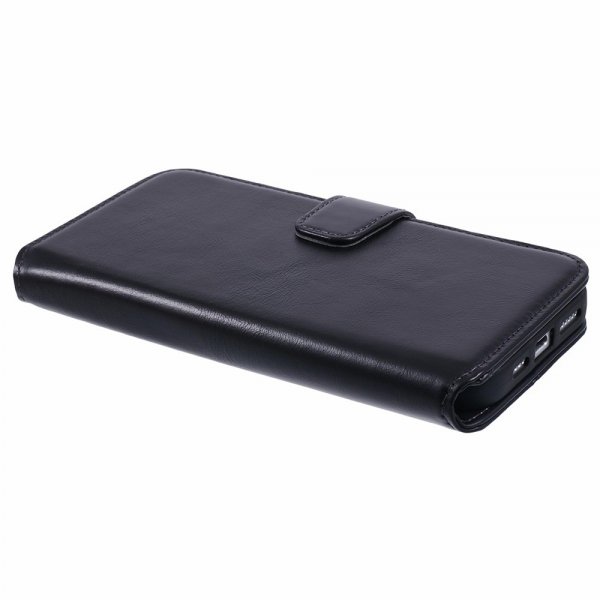 iPhone 16 Pro Max Etui Essential Leather Raven Black