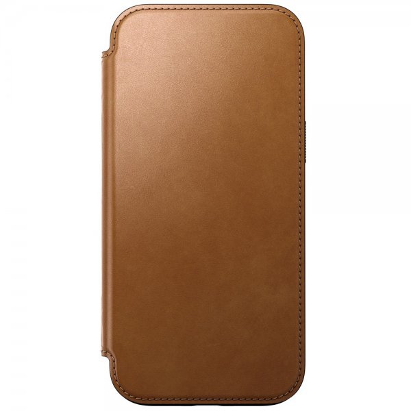 iPhone 16 Pro Max Etui Modern Leather Folio English Tan