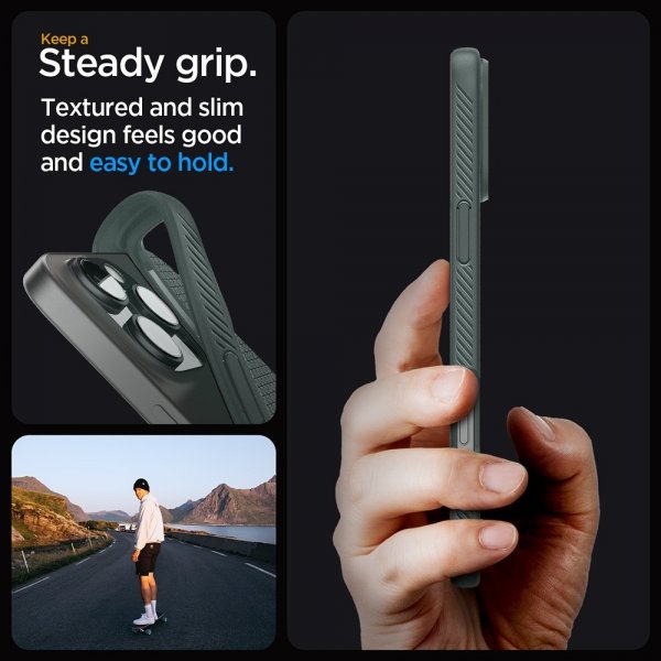 iPhone 16 Pro Max Cover Liquid Air Abyss Green