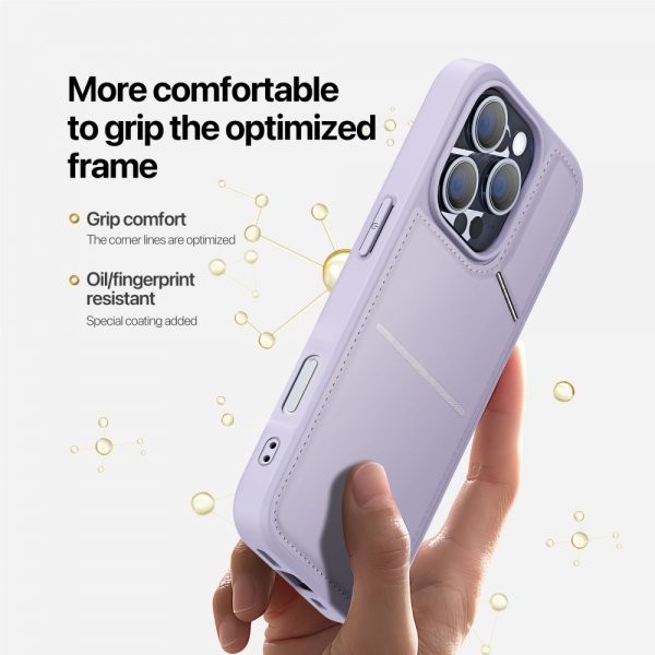 iPhone 16 Pro Max Cover Rafi II Series MagSafe Lilla