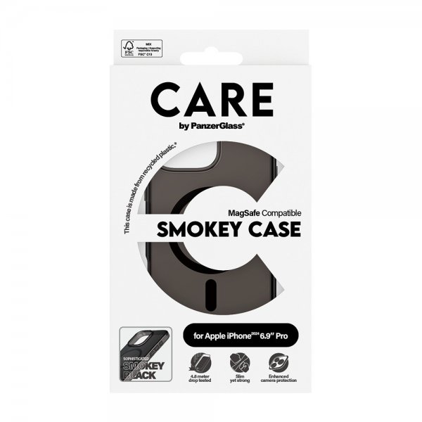 iPhone 16 Pro Max Cover Smokey MagSafe Sort