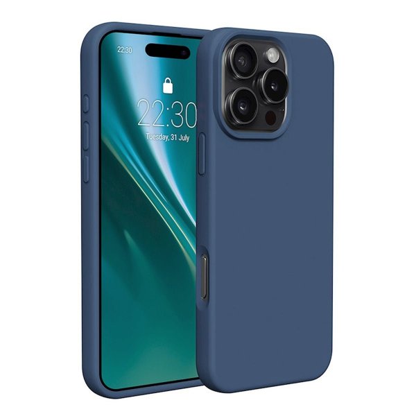 iPhone 16 Pro Cover Silikone Blå