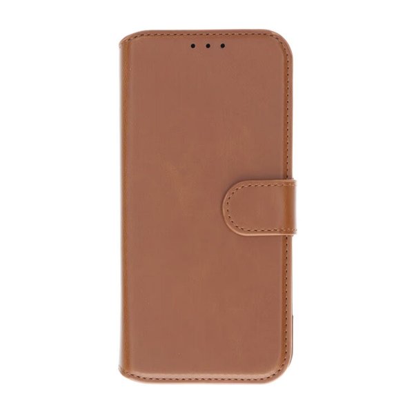 iPhone 16 Pro Etui Detachable Wallet Case Brun