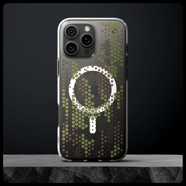 iPhone 16 Pro Cover Ultra Hybrid MagFit Digital Camo