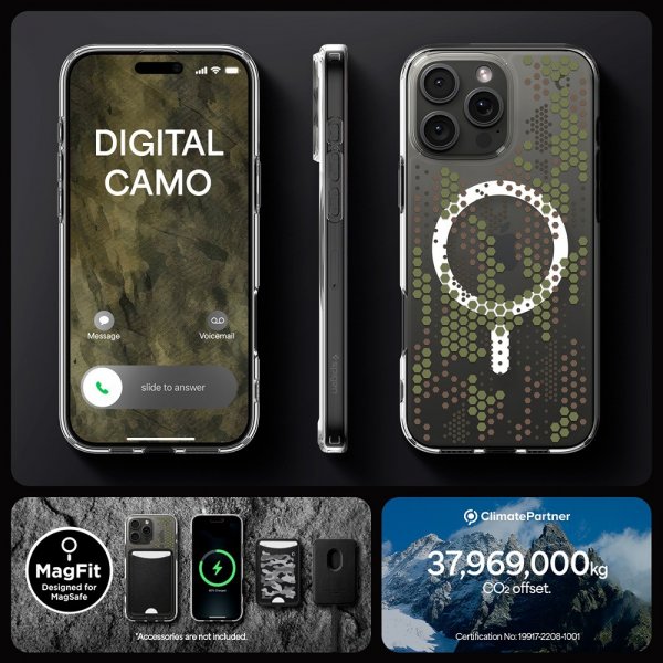 iPhone 16 Pro Cover Ultra Hybrid MagFit Digital Camo