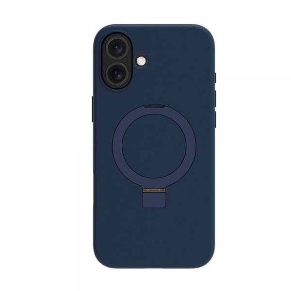 iPhone 16 Cover Iceland Ultra D3O MagSafe Kickstand Blå