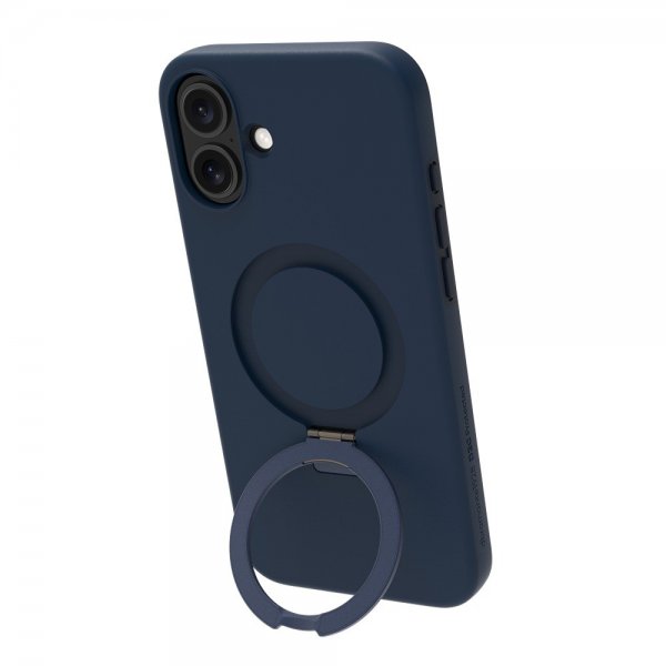 iPhone 16 Cover Iceland Ultra D3O MagSafe Kickstand Blå