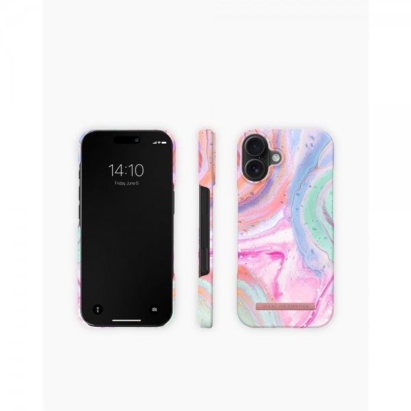 iPhone 16 Cover Printed Case MagSafe Pastel Marble