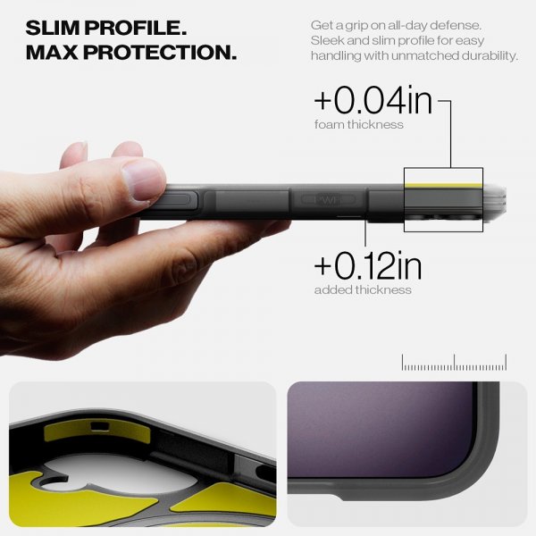 iPhone 16 Cover Tough Armor MagFit Frost Black