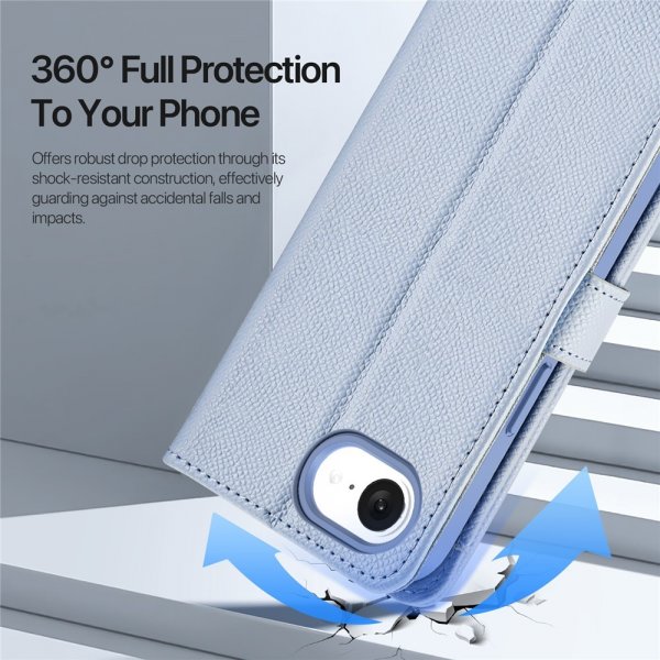 iPhone 16e/17e Etui 2-in-1 Lawa Series MagSafe Blå