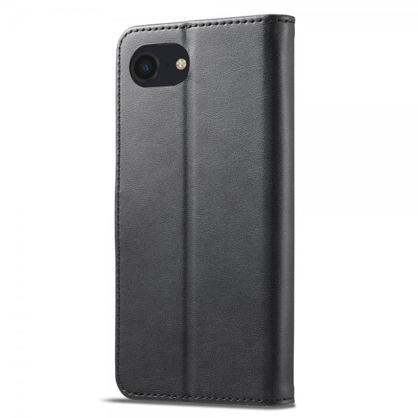 iPhone 16e/17e Etui med Kortholder Stativfunktion Sort