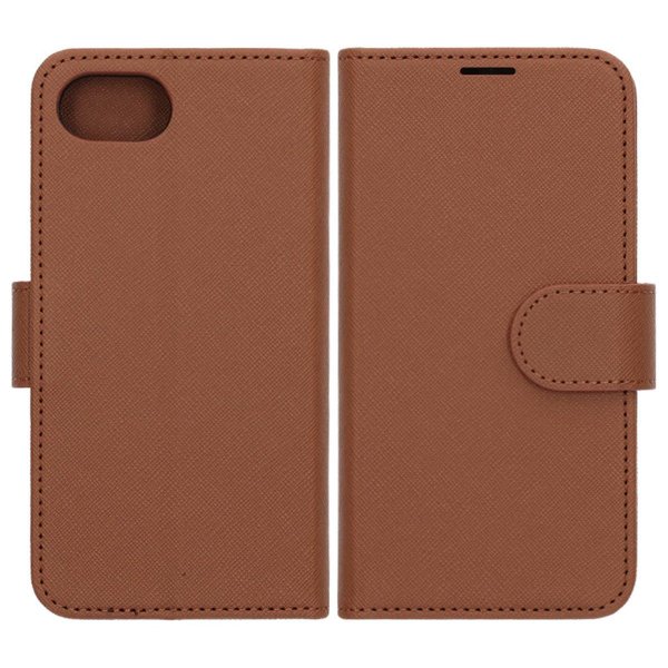 iPhone 16e/17e Etui med Kortholder Stativfunktion Brun
