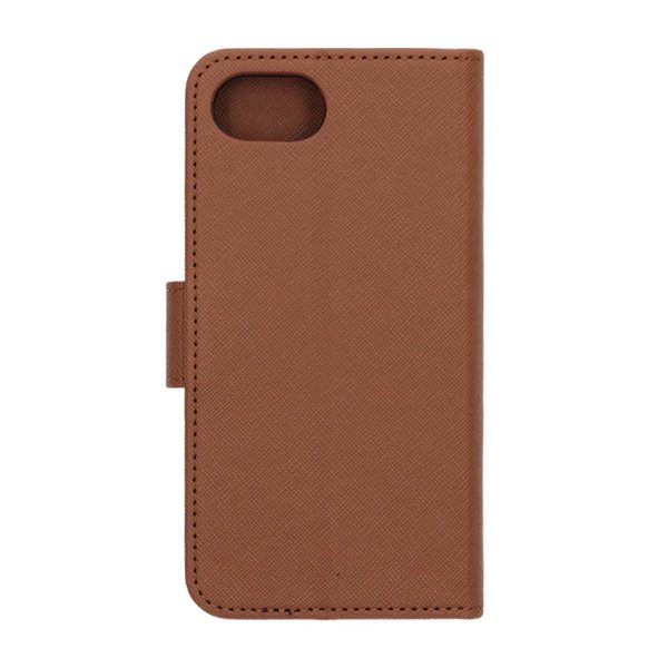 iPhone 16e/17e Etui med Kortholder Stativfunktion Brun