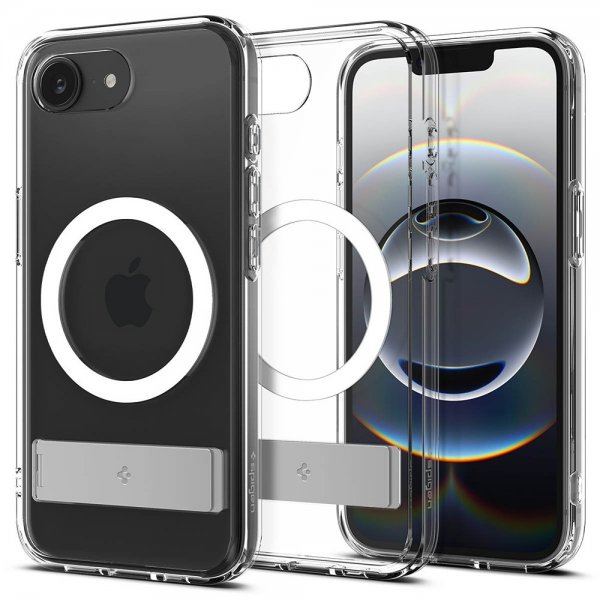 iPhone 16e/17e Cover Ultra Hybrid S MagFit Clear White