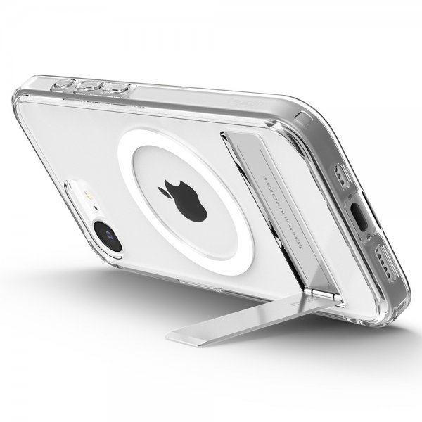 iPhone 16e/17e Cover Ultra Hybrid S MagFit Clear White