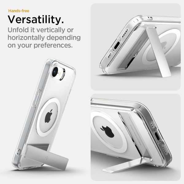 iPhone 16e/17e Cover Ultra Hybrid S MagFit Clear White