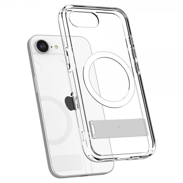 iPhone 16e/17e Cover Ultra Hybrid S MagFit Clear White
