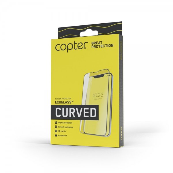 iPhone 17/iPhone 17 Pro Skærmbeskytter Exoglass Curved