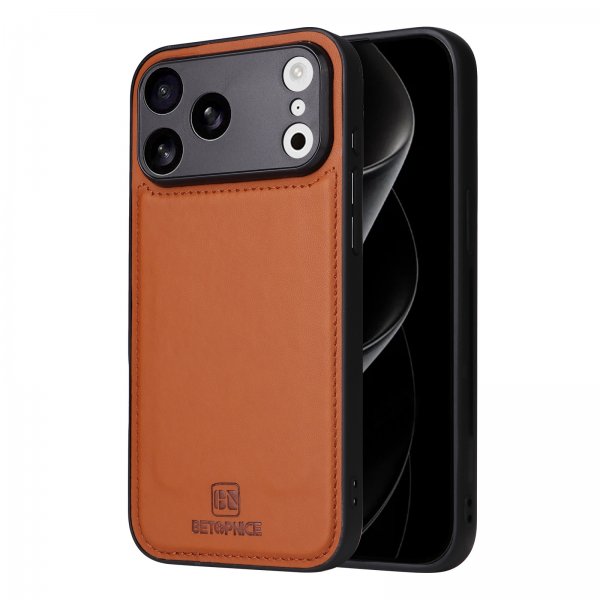 iPhone 17 Pro Max Etui Aftageligt Cover 005 Brun