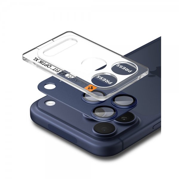 iPhone 17 Pro Max Kamerabeskytter Glas.tR EZ Fit Optik Pro XL Blå