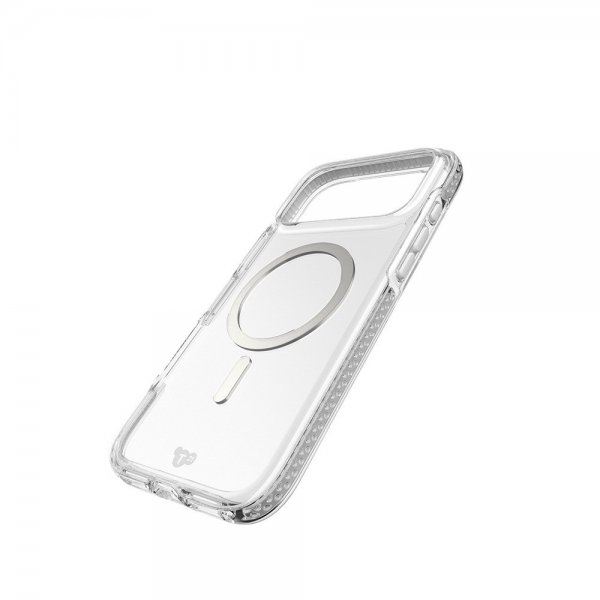 iPhone 17 Pro Max Cover EvoCrystal MagSafe Metallic Silver