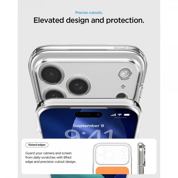 iPhone 17 Pro Max Cover Ultra Hybrid T MagFit Glossy Orange