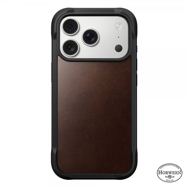 iPhone 17 Pro Cover Modern Leather Case Horween Rustic Brown