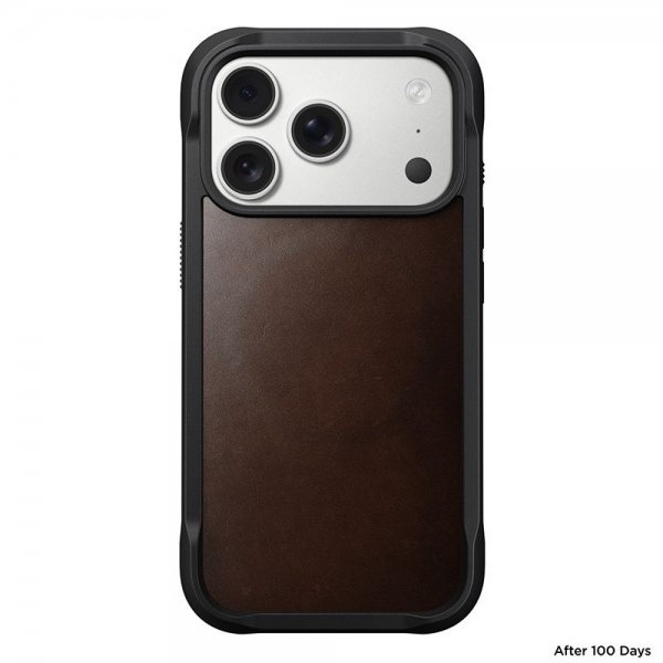 iPhone 17 Pro Cover Modern Leather Case Horween Rustic Brown