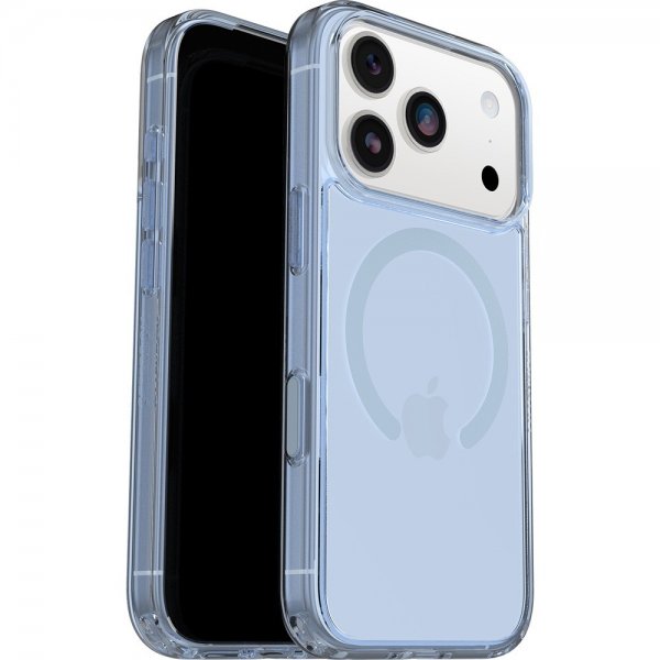 iPhone 17 Pro Cover Symmetry Clear MagSafe Blue Bliss