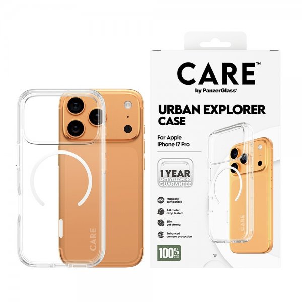 iPhone 17 Pro Cover Urban Explorer MagSafe Hvid
