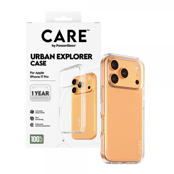 iPhone 17 Pro Cover Urban Explorer Transparent