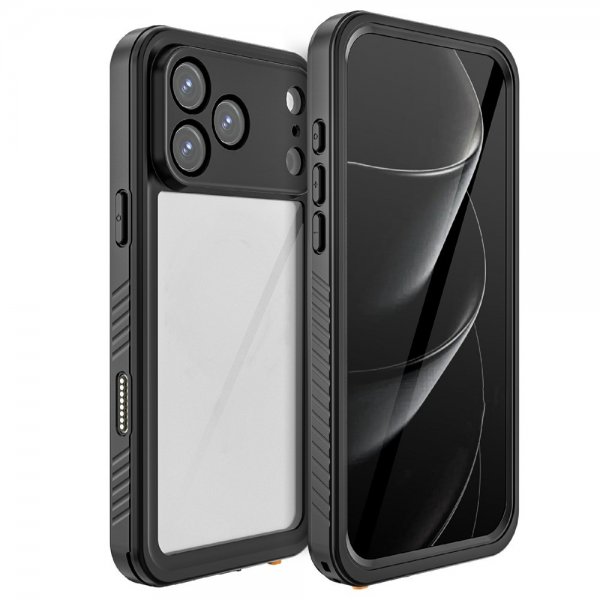 iPhone 17 Pro Cover Vandtæt IP68 Sort