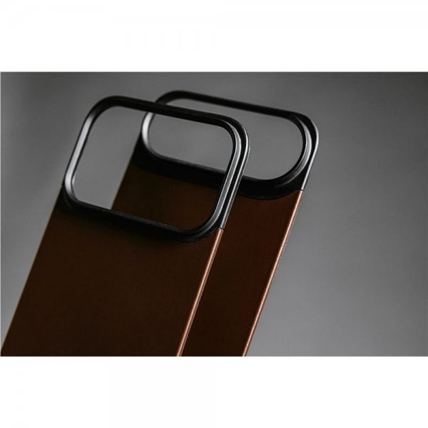 iPhone 17 Pro Skin Mag Leather Back Sort
