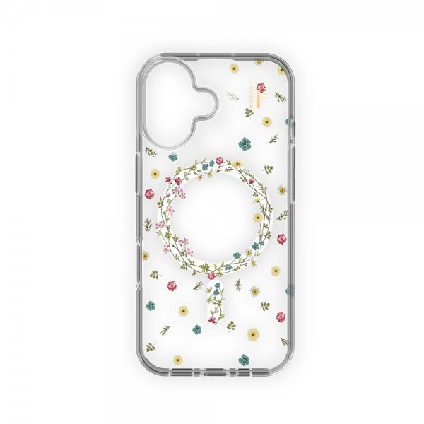 iPhone 17 Cover Clear Case MagSafe Petite Floral