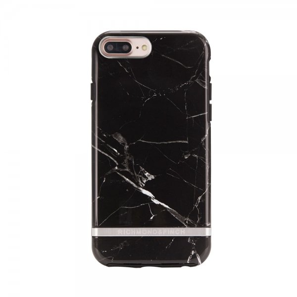 iPhone 6/6S/7/8 Plus Cover Black Marble