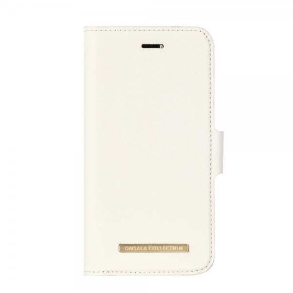 iPhone 6/6S/7/8/SE Etui Fashion Edition Löstagbart Cover Saffiano White