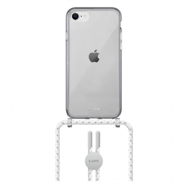 iPhone 6/6S/7/8/SE Cover Crystal-X Necklace Ultra Clear