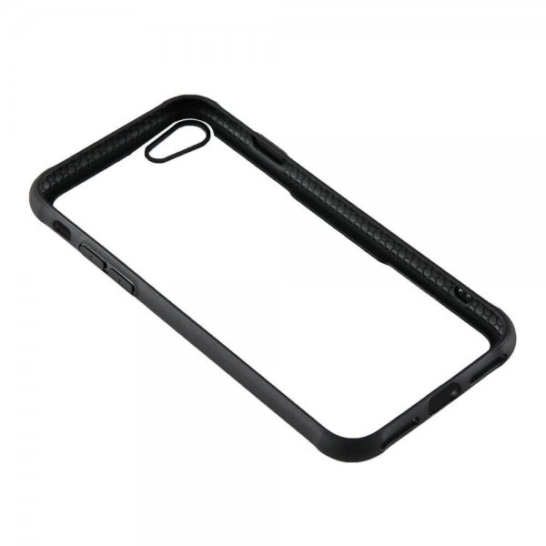 iPhone 6/6S/7/8/SE Cover Hærdet Glas Sort