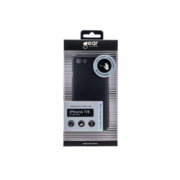 iPhone 7/8/SE Cover TPU SemiTransparent Sort