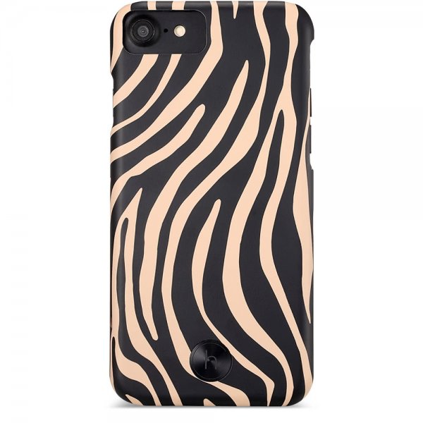 iPhone 6/6S/7/8/SE Cover Paris Sand Beige Zebra