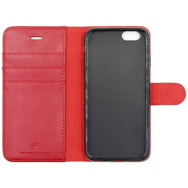 iPhone 6/6S Etui med Stativ Rød